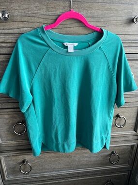 Athleta Teal Seasoft Tee